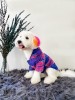 köpek kıyafeti plaid colors yağmurluk 